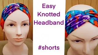 How to sew a cute & easy knotted headband 
