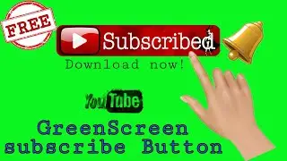 GreenScreen Subscribe Button for Free download