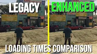 Any Improvements in Loading Times? | GTA V Legacy vs Enhanced Loading Times Comparison
