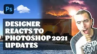 Literally replace SKY with one click?! designer reacts to Adobe Photoshop 2021 updates
