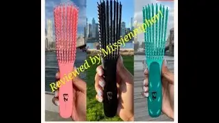 EZ DETANGLER BRUSH REVIEW (Natural Hair)