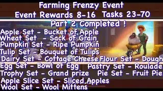 Township : Farming Frenzy Event  | Tasks & Rewards | Part 2 Completed @TownshipPro1