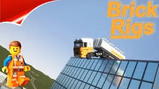 Cars fall from houses Brick Rigs