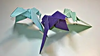 Origami Tutorial | Menacing Lizard Dragon