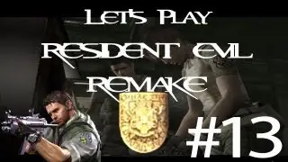 Let's Play Resident Evil Remake | Chris Redfield #13 Moonlight Sonata & Gold Emblem Location
