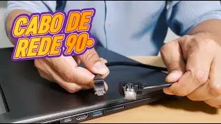 3 Tipos de Cabo de Rede Cat7 Plug 90º