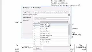 Create serial letter into multiple PDF files and name each PDF document using mail merge fields