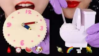 TIKTOK EMOJI MUKBANG ASMR TIKTOK EMOJI FOOD CHALLENGE #5