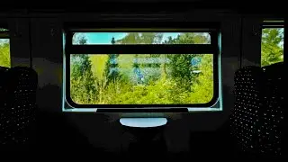 Train Ride Ambience | ASMR Journey Through Countryside