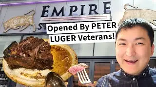 Have I Found NYC's BEST STEAKHOUSE? EMPIRE Steak House, By Former PETER LUGER Employees!