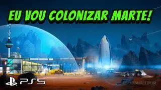 Fundei a SpaceY e vou CONSTRUIR UMA CIDADE EM MARTE - Jogando Surviving Mars no PS5