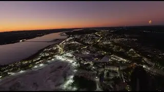Вечерний Мурманск. Microsoft Flight Simulator 2020
