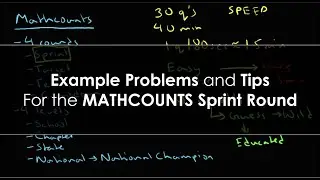 Example Problems and Tips for the MATHCOUNTS Sprint Round