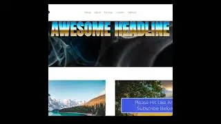 Divi Theme Parallax Section With Chrome Effect Banner