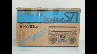 TOSHIBA RT-S71D MKII Stereo Radio Cassette Recorder