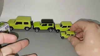 The different scales of Diecast comparison