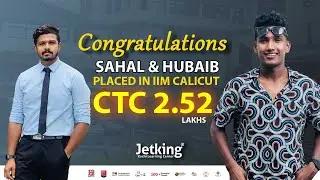 Jetking Kochi Students Testimonial - #Congrats Sahal & Hubaib  (Placed in IIM Calicut