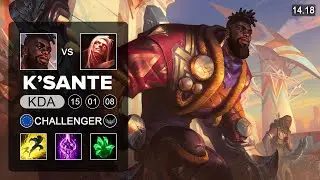 K'Sante vs Vladimir Top - EUW Challenger  - Patch 14.18 Season 14