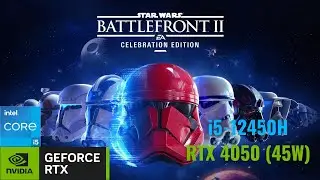Star Wars Battlefront 2 (2017) on i5-12450H & RTX 4050 (45W) | MSI Cyborg 15 Gaming Test