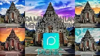 CARA MENGUBAH LANGIT MENJADI BERAWAN | APLIKASI PICNIC