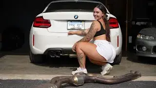 BMW M2 COMP EXHAUST INSTALL!!