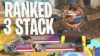 We FINALLY Got the Ranked 3 Stack Squad! - Apex Legends Season 10 Ranked