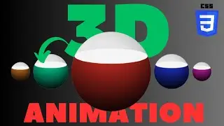 3D Sphere Animation || only CSS 
