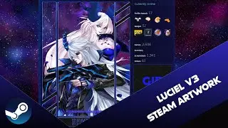 Luciel V3 (Elsword) | Animated Steam Artwork Speed Art [DryreL]