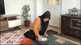 Köy Ekmeği Yapıldı🍞Çullar Yıkandı Dolu Dolu Bir Video 🍂