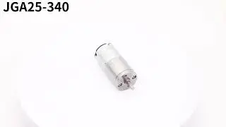 ASLONG JGA25-340 12V 17-1965RPM 25mm Micro DC Reduction Motor Small Power High Torque Supplier Dc Mo