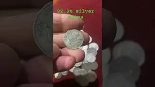 Pre 1946 Australian Coins 92.5% Silver🤑💰 #like #subscribe #925silver #preciousmetal #sterlingsilver