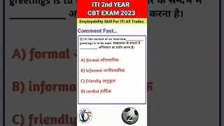 Employability skills for iti 2nd year #iticbtexam2023 #employabilityskills #studyforiti #viralshorts