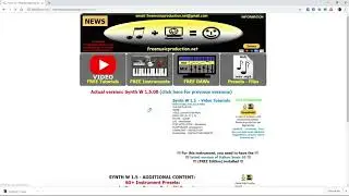 Synth W 1.5 - Download - Installation (Instrument + Add Content)