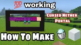 How to Make a Cursed Nether Portal in Minecraft 1.17