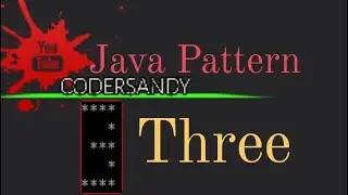Print  3 Number Star Pattern in java l #starpattern #java #programming #javaprogramming#codersandy