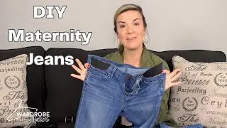Make your own DIY Maternity Jeans (Step-by-Step)