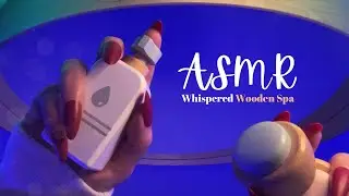 ASMR • Sleepiest Wooden Spa “On You” (Whispered) Real Product Application | Layered Sounds