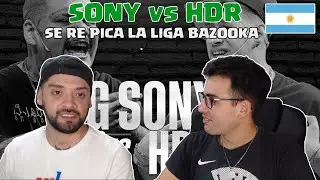 ¡SE PUDRIÓ TODO! REACCIÓN  A SONY vs HDR en LIGA BAZOOKA | CBADOS RAP