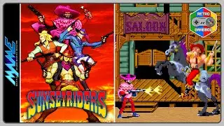 Sunset Riders Arcade Game Longplay | MAME Full Walkthrough