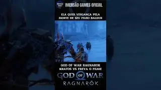 KRATOS VS FREYA GOD OF WAR RAGNAROK CENA INCRÍVEL #shorts