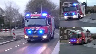 Brandweer Uithoorn [13-5332] en Brandweer Mijdrecht [09-1351+09-1331] met spoed naar een Woningbrand