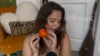 Relaxing Fall ASMR for Sleep ✨🍂 (Tapping, Scratching, Tracing, Soft Whispering)