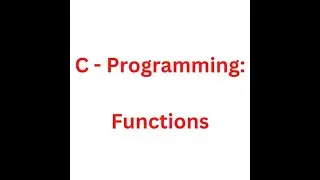 C - Functions || C Programming Language || Linux Terminal ||Software Engineering