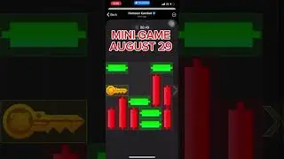 Mini Game Today 29 August Hamster Kombat How To Solve Mini Game Puzzle in HamsterKombat 100% SOLVED