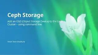 Ceph Storage (Quincy) || Add Object Storage Device (OSD) to Ceph Cluster || Ceph Orchestrator CLI ||