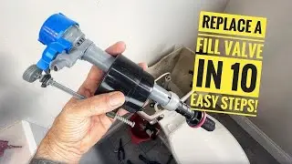 How To Replace a Toilet Fill Valve!