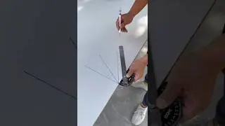 Versatile Angle Ruler Tool: Precision Protractor for Woodworking & More
