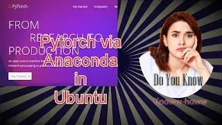 Install pytorch via anaconda in Ubuntu