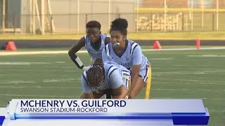 Guilford dominates McHenry in girls flag football season opener