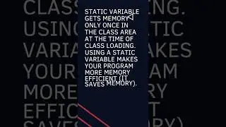 What is a static variable in Java ? || Static Variables || Java Coding 